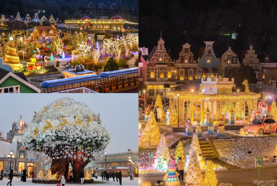 Lễ hội ánh sáng tại Everland được tổ chức thường niên kéo dài từ giữa tháng 12 đến đầu tháng 2