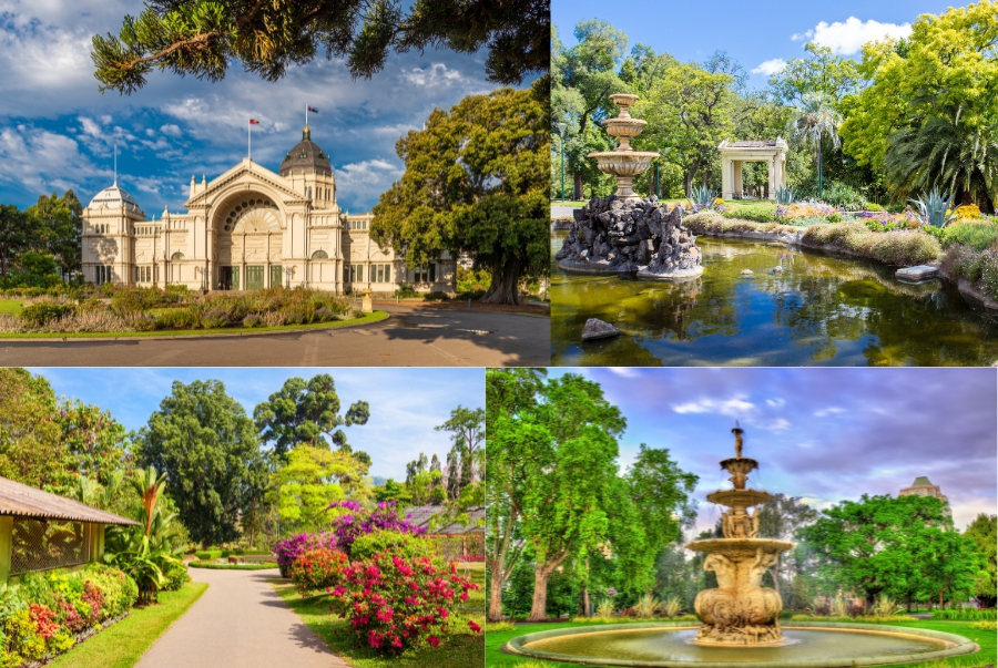 Melbourne nổi bật với những công viên xanh mát và khu vườn tuyệt đẹp giữa lòng đô thị