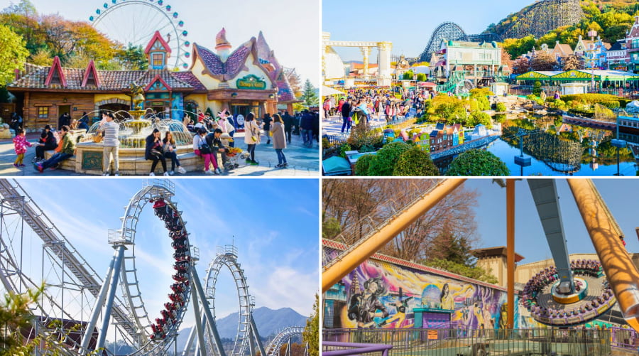 European Adventure hội tụ những trò chơi mạo hiểm "đỉnh của chóp" mà bạn không thể bỏ qua khi đến Công viên Everland Hàn Quốc