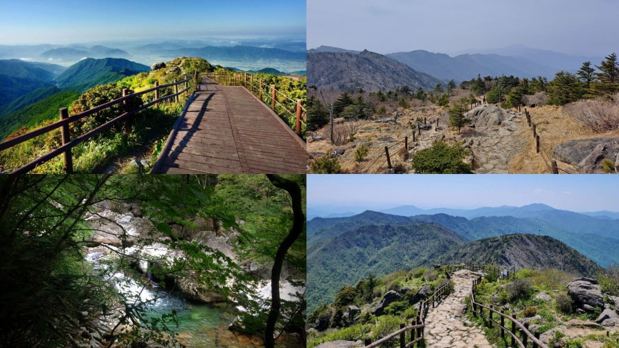 Nằm trú ngụ trong lòng Vườn Quốc gia Jirisan, ngọn núi cùng tên là một biểu tượng tự nhiên hùng vĩ của Hàn Quốc