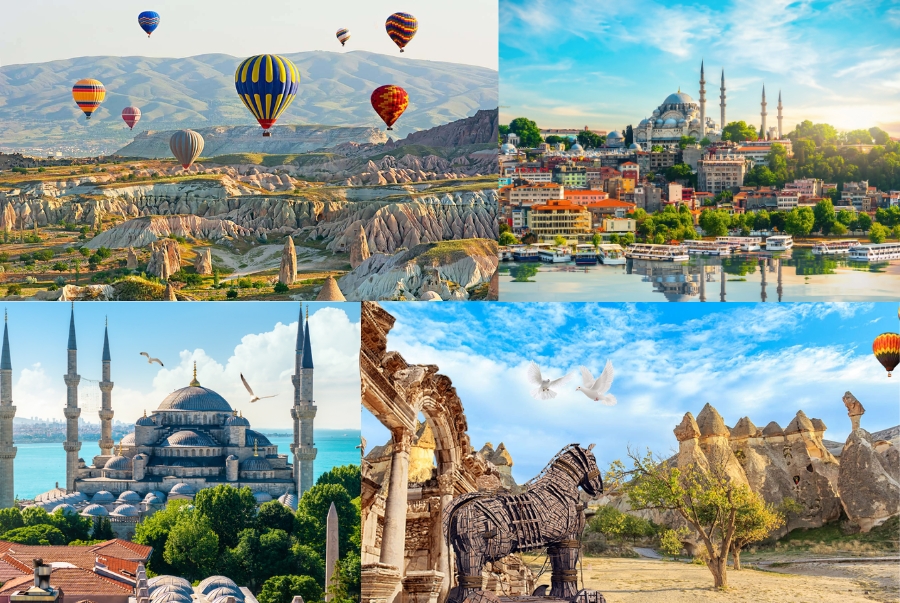 Mùa hè Thổ Nhĩ Kỳ nhiệt độ trung bình dao động từ 28 đến 35 độ