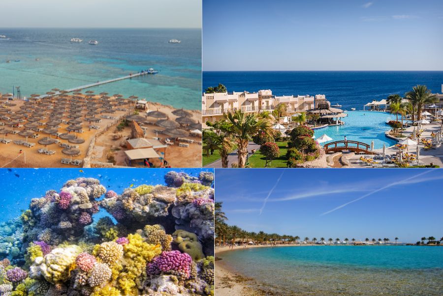 Khung cảnh mát mẻ xung quanh các vùng biển tại Ai Cập