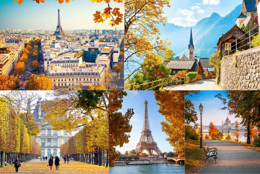 Châu Âu mùa thu đẹp đến nao lòng với bầu không khí se lạnh vừa đủ
