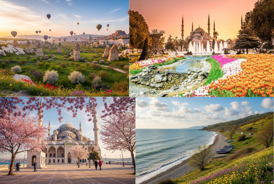 Khung cảnh ngập tràn sức sống tại Thổ Nhĩ Kỳ mùa xuân