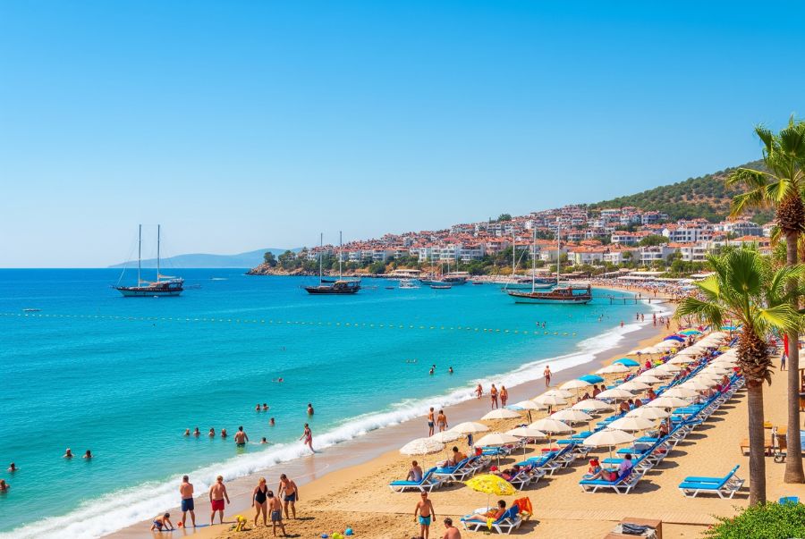 Những bãi biển trong xanh tại Thổ Nhĩ Kỳ là điểm đến ký tưởng khi du lịch mùa hè