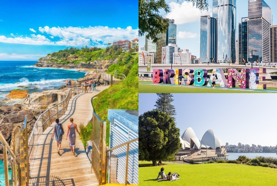 Úc nằm ở Nam Bán Cầu nên trong mùa Tết thì quốc gia này đang bước vào giữa mùa hè