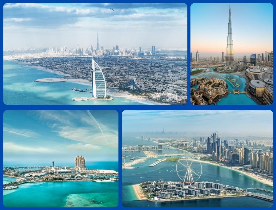 Dubai không chỉ nổi tiếng với những công trình hiện đại, xa hoa mà còn gây ấn tượng bởi nền khí hậu đặc trưng của vùng Trung Đông