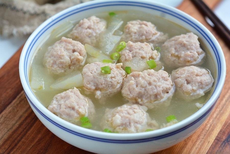 Canh thịt viên là món ăn gắn liền với mâm cơm ngày Tết của người dân Đài Loan