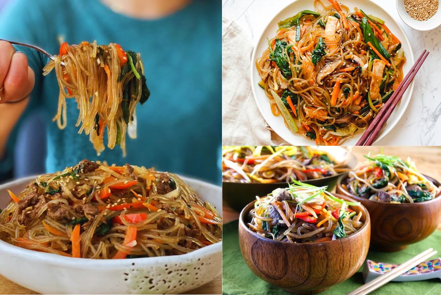 Một phần Japchae sở hữu rất nhiều các hương vị khác nhau