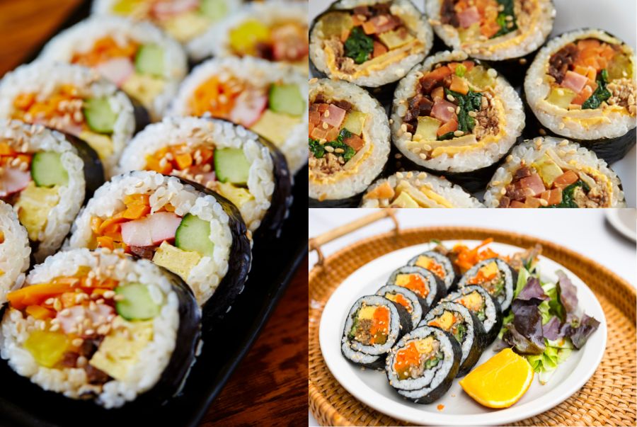 Gimbap là món ăn tiện lợi, phổ biến hàng đầu tại Hàn Quốc