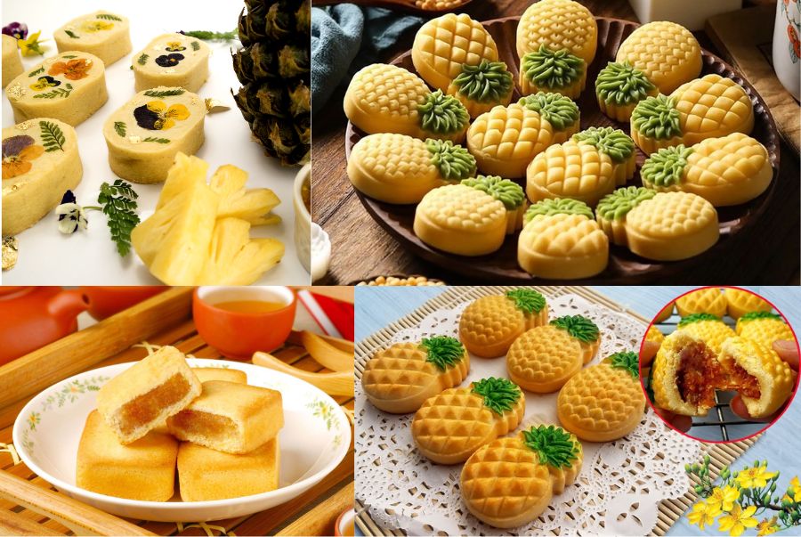 Bánh dứa Đài Loan sở hữu hương vị ngọt dịu, lớp vỏ mềm thơm và phần nhân dứa hòa quyện tinh tế.