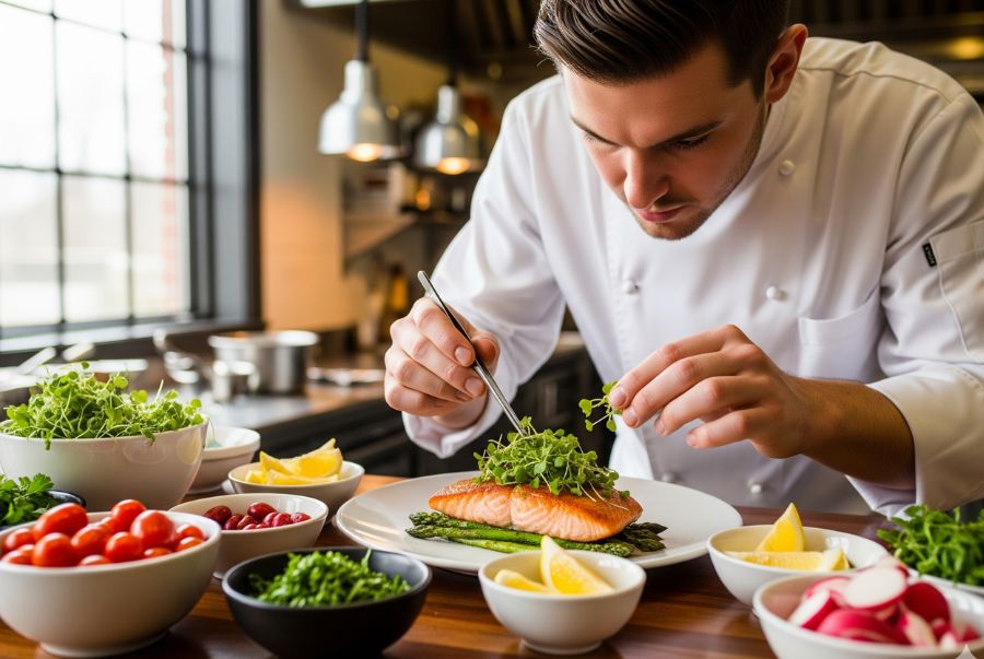 Người đầu bếp tại Anh Quốc thường chế biến món ăn theo cách chậm rãi