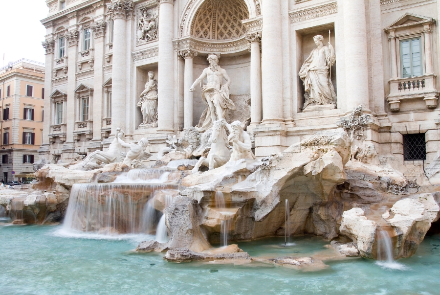 Kiến trúc của công trình đài phun nước Trevi