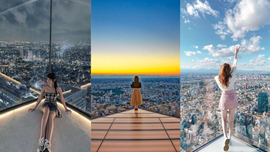 Sky Edge là một trong những điểm 'hot' nhất để chụp ảnh tại Shibuya Sky