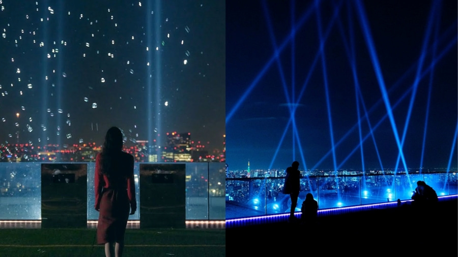 Màn trình diễn ánh sáng 'Crossing Light' sẽ đưa bạn vào một không gian huyền ảo và lãng mạn