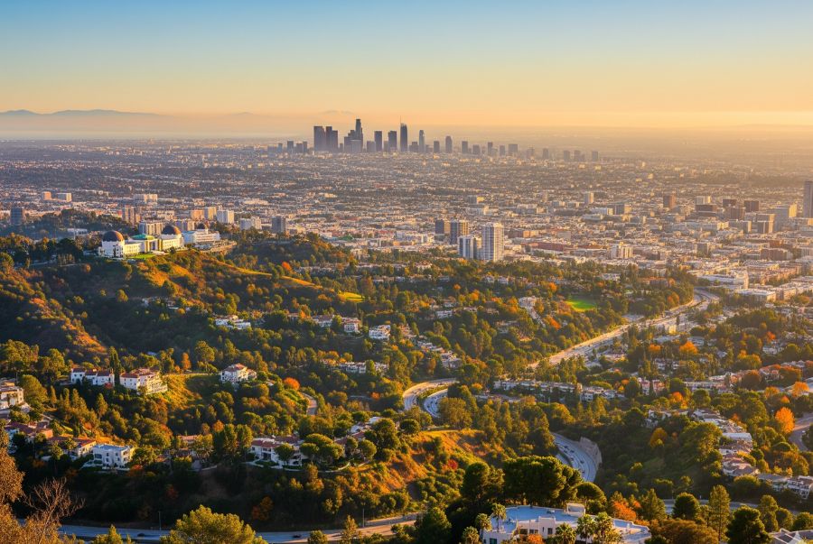 Mùa thu tại Los Angeles là mùa của sự chuyển mình êm đềm đến từ thiên nhiên