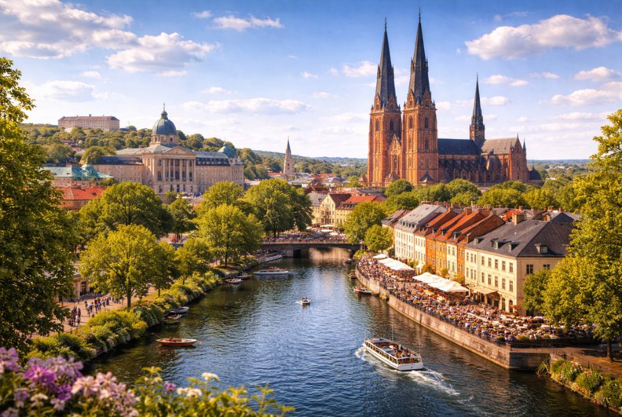 Uppsala là một trong những thành phố cổ kính và giàu chiều sâu lịch sử nhất Thụy Điển