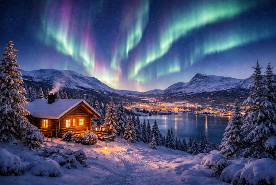 Kiruna là địa điểm ngắm cực quang lý tưởng bậc nhất tại Thụy Điển