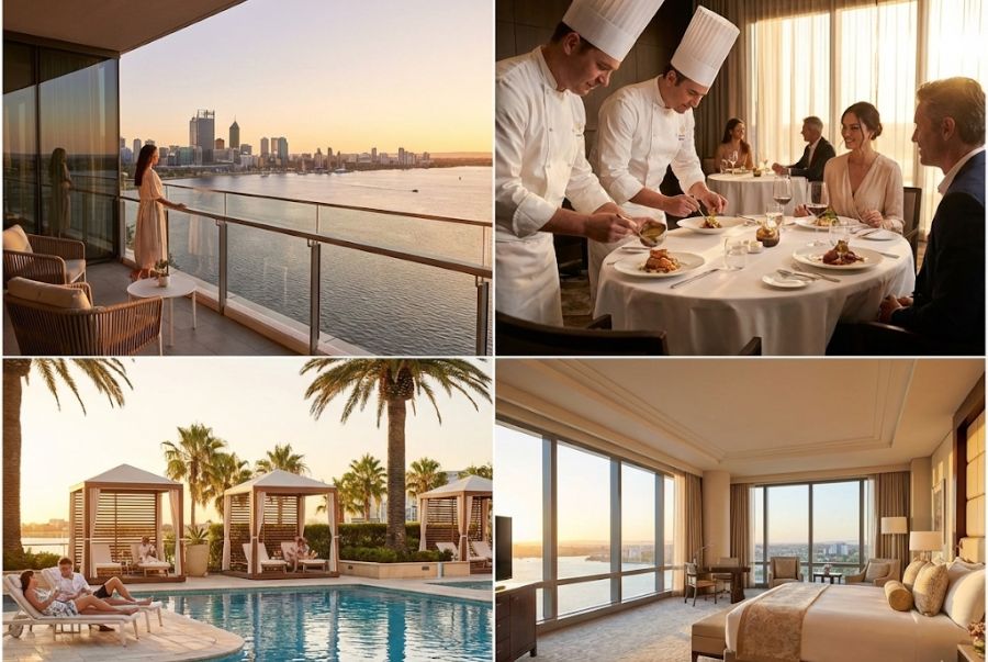 Crown Towers Perth là địa điểm dừng chân lý tưởng cho khách du lịch Úc