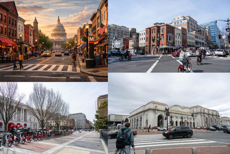 Washington D.C sở hữu vô số các khu phố với các màu sắc trải nghiệm khác nhau