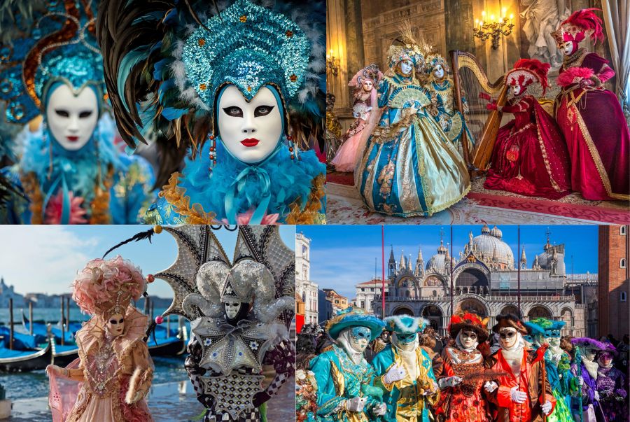 Lễ hội hóa trang Carnival được xây dựng với những chủ đề riêng khác nhau