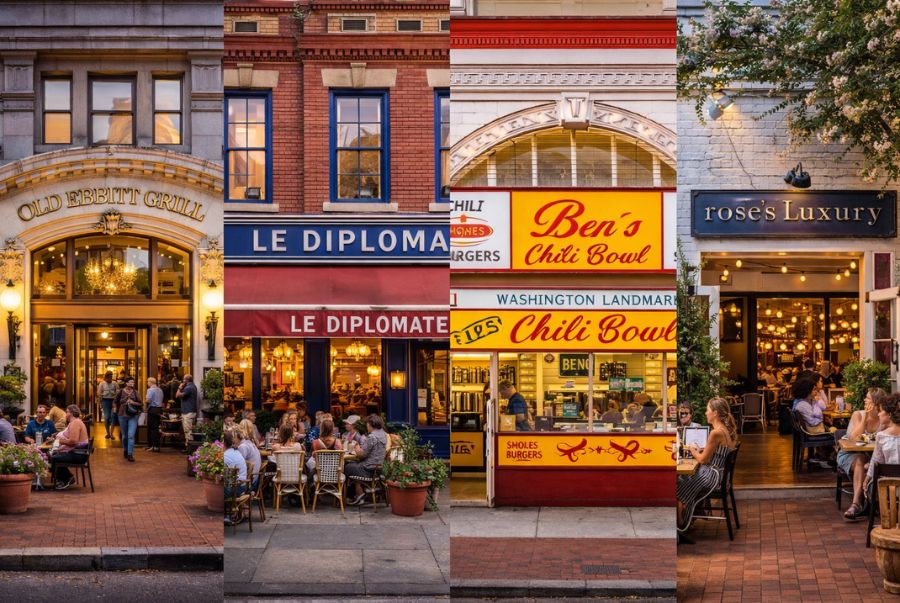 Washington D.C sở hữu vô số các nhà hàng ẩm thực nổi tiếng với đa da dạng phong cách khác nhau
