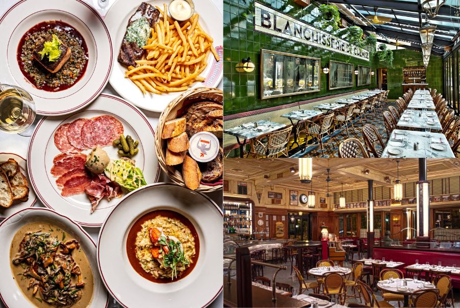 Le Diplomate gây ấn tượng mạnh bởi không gian mang đậm phong cách Paris cổ điển