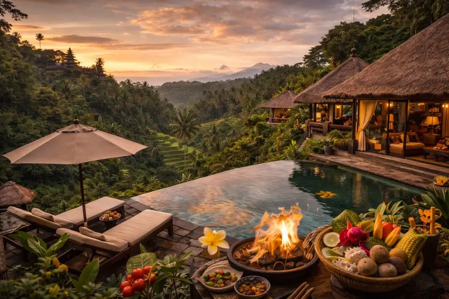 Bali sở hữu vô số các khu resort tuyệt đẹp được thiết kế hài hòa giữa kiến trúc tinh tế và thiên nhiên nhiệt đớ