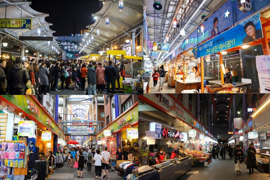 Khung cảnh rộn ràng tại Kkangtong Market nổi tiếng