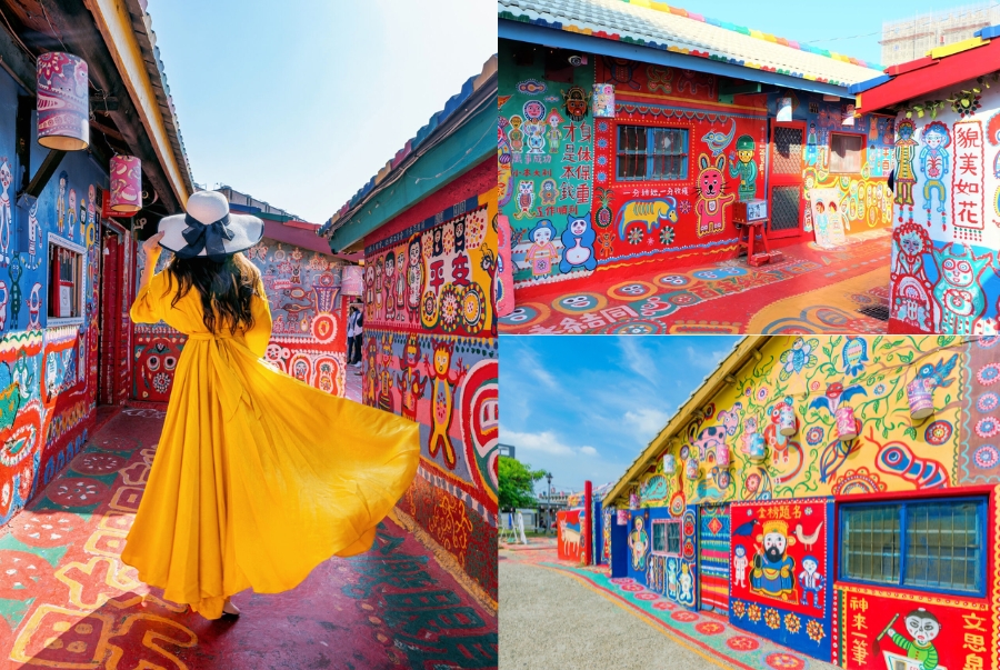 Làng Cầu Vồng đã trở thành địa điểm check-in nổi tiếng không thể thiếu trong mọi chuyến du lịch Đài Loan