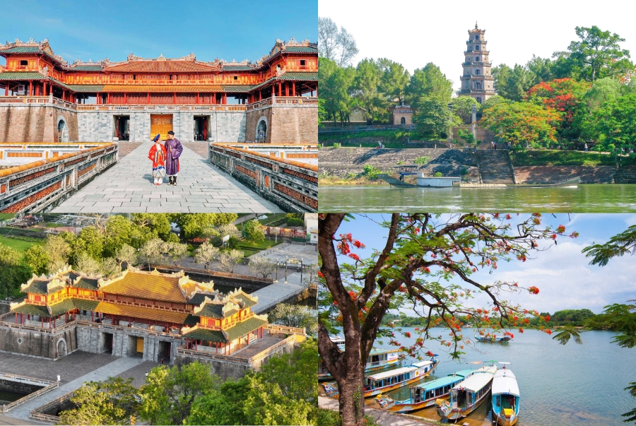 Ghé thăm Kinh Thành Huế và dạo thuyền sông Hương là trải nghiệm du khách không nên bỏ qua