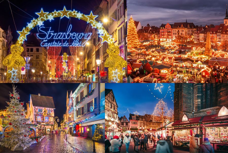 Chợ Strasbourg hội tụ hơn 200 gian hàng khác nhau và được xem là trái tim của mùa Giáng Sinh nước Pháp
