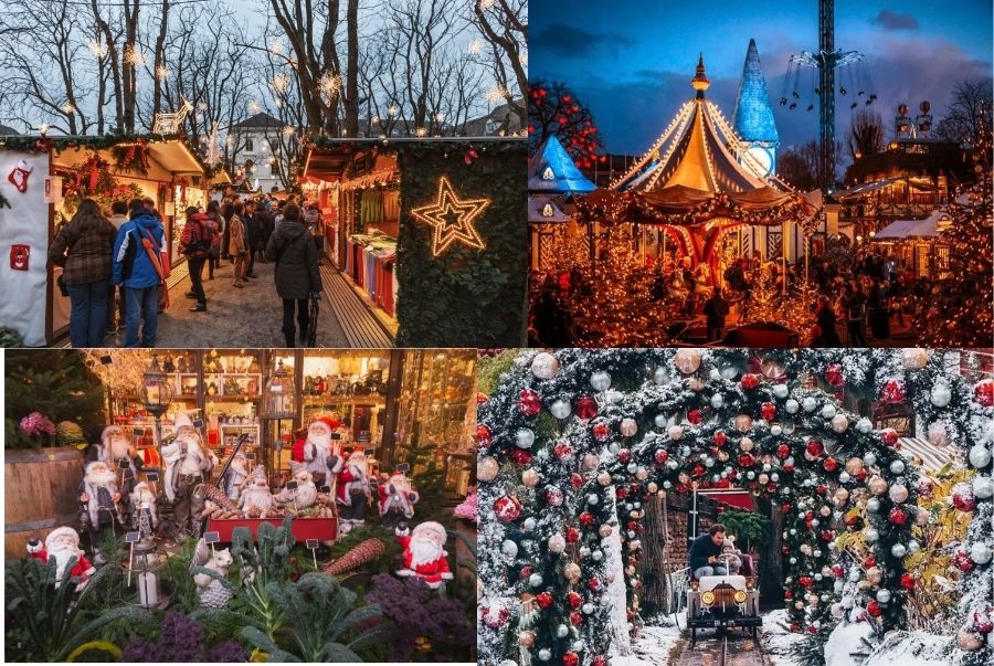 Vẻ đẹp huyền ảo tại khu chợ giáng sinh Copenhagen