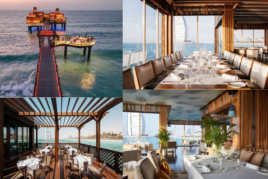 Nhà hàng Pierchic sang trọng sở hữu tầm nhìn bao quát hướng ra biển Ả Rập