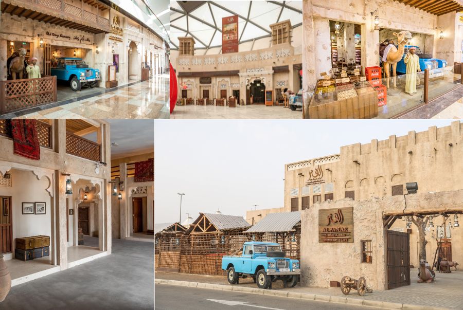 Al Fanar Restaurant & Café mang phong cách cổ điển, mộc mạc