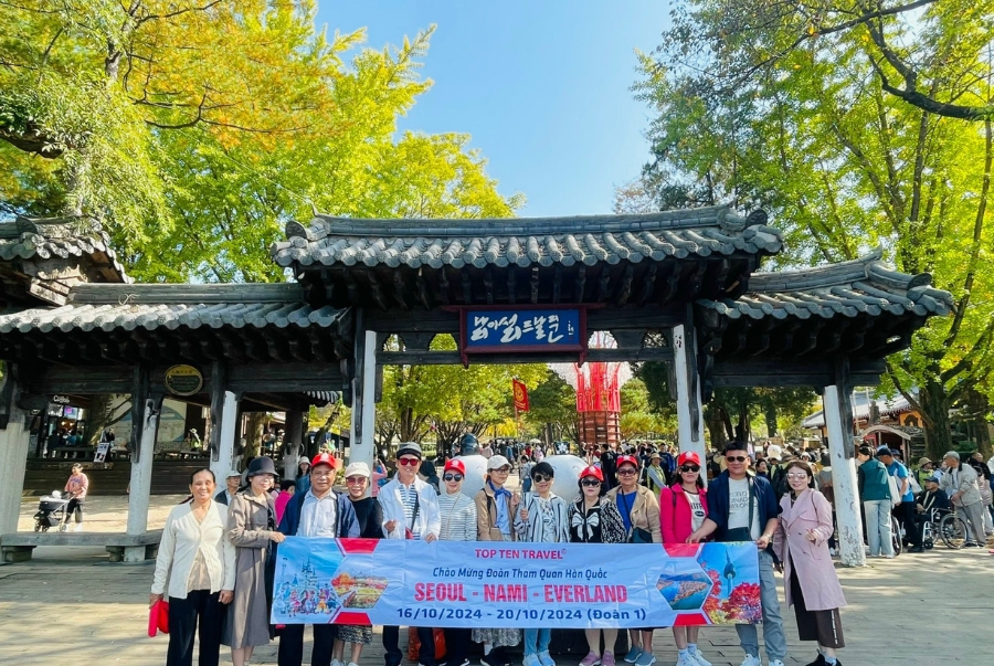 Top Ten Travel đồng hành cùng du khách khám phá xứ sở kim chi vào mùa thu 2024