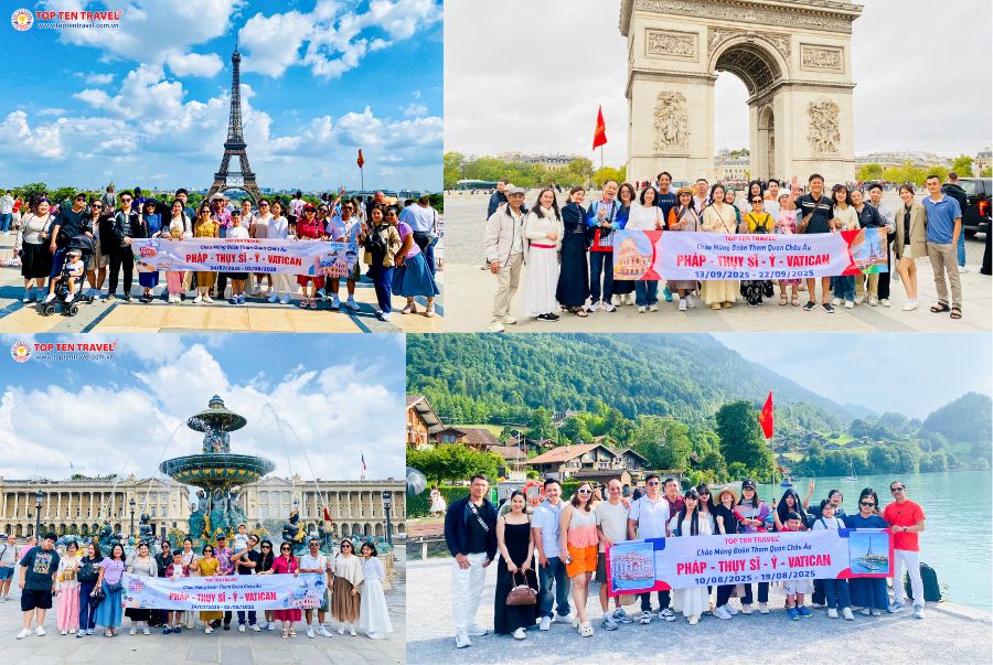 Tour Pháp – Thụy Sĩ – Ý – Vatican Tết 2026 là hành trình thú vị, đưa du khách khám phá không gian lãng mạn và cổ kính của trời Âu.