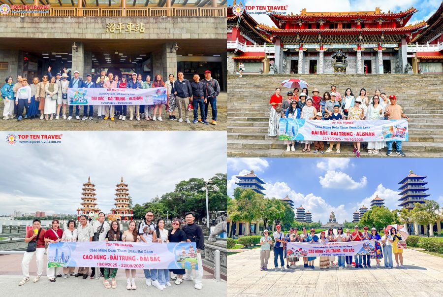 Du khách trải nghiệm vẻ đẹp giao hòa giữa hiện đại và truyền thống của xứ Đài