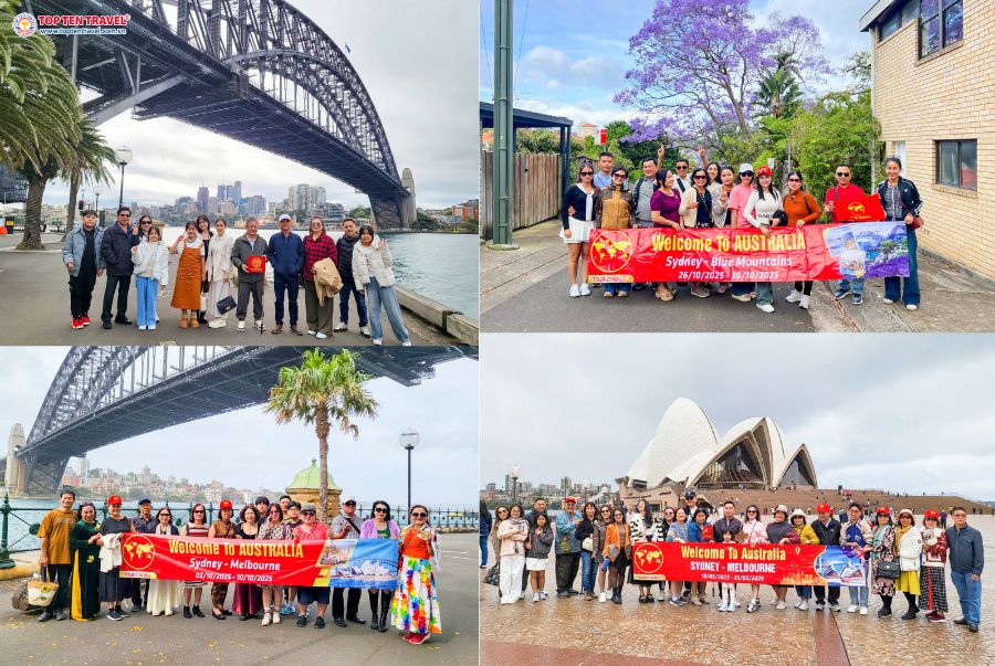 Du khách khám phá hai thành phố Sydney và Melbourne nổi tiếng tại Úc