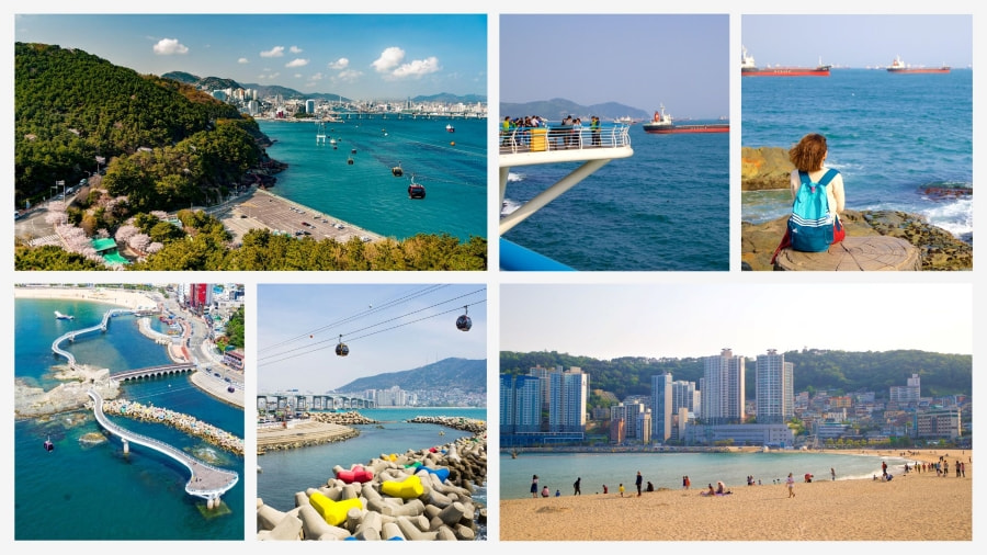 Bãi biển Songdo - Bãi biển lâu đời với Cáp treo biển ‘cực chất’