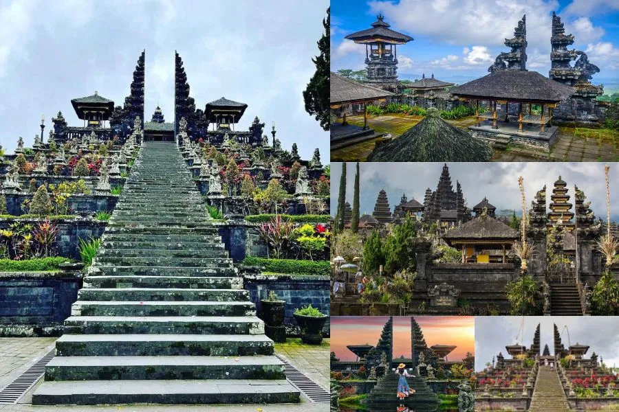 Pura Saraswati sở hữu các chi tiết chạm khắc tinh xảo với những họa tiết đá công phu