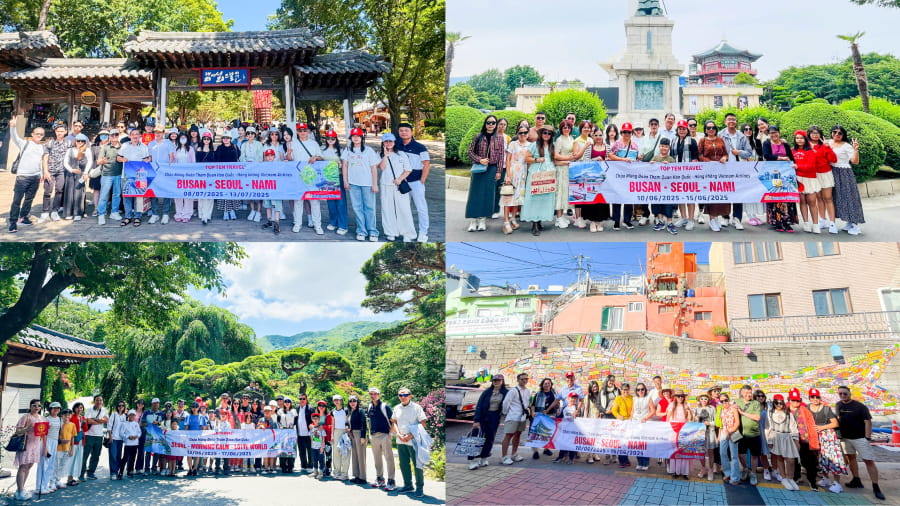 Các tour du lịch Hàn Quốc tại nhà Top Ten Travel luôn được các vị khách tin tưởng và yêu thích