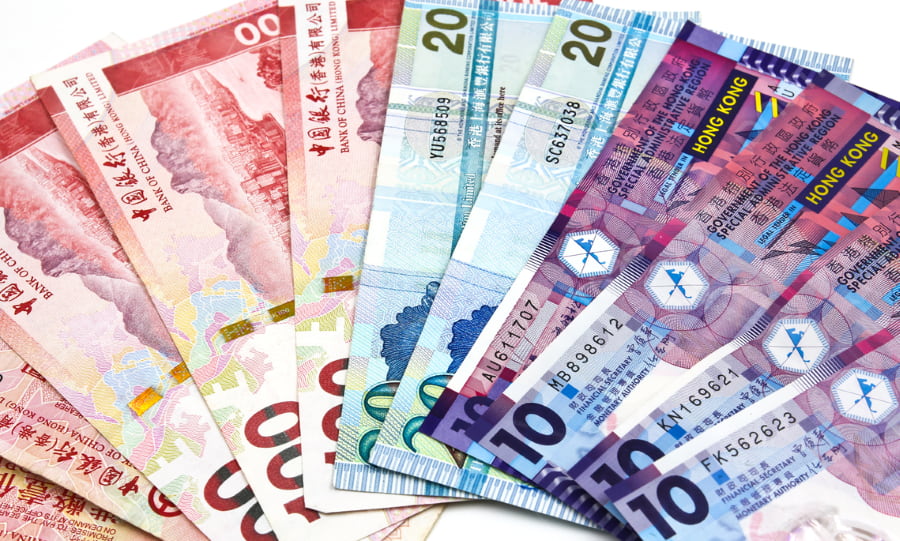 Đơn vị tiền tệ chính thức tại Hồng Kông là Đô la Hồng Kông (HKD)