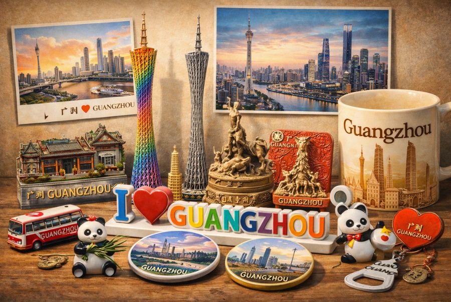 Quà lưu niệm mang hình ảnh biểu tượng Quảng Châu là lựa chọn an toàn và ý nghĩa