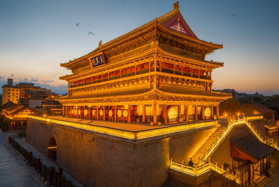 Tháp Chuông rực sáng giữa lòng Đông Thành là biểu tượng văn hóa cổ kính Bắc Kinh