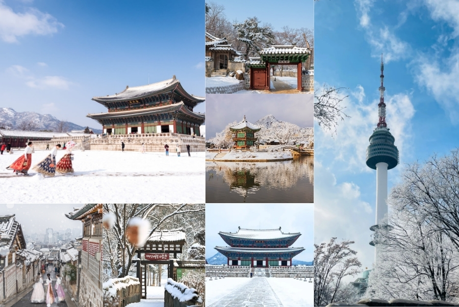 Mỗi khi vào mùa đông Seoul lại mang đến du khách nhiều địa điểm check-in tuyệt đẹp