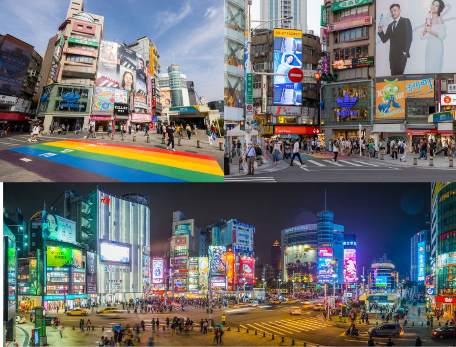 Tây Môn Đinh (Ximending) là khu phố thương mại sầm uất bậc nhất Đài Bắc