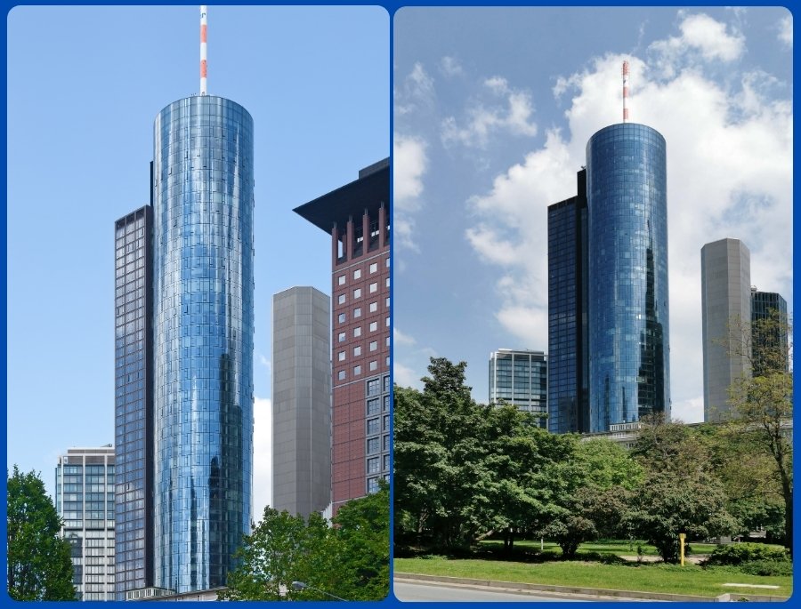 Tháp Main Tower là một tòa nhà chọc trời và trung tâm tài chính lớn mạnh của Frankfurt 