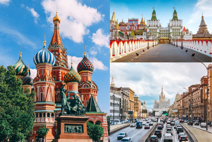 Moscow là trung tâm chính trị, kinh tế và văn hóa của Nga