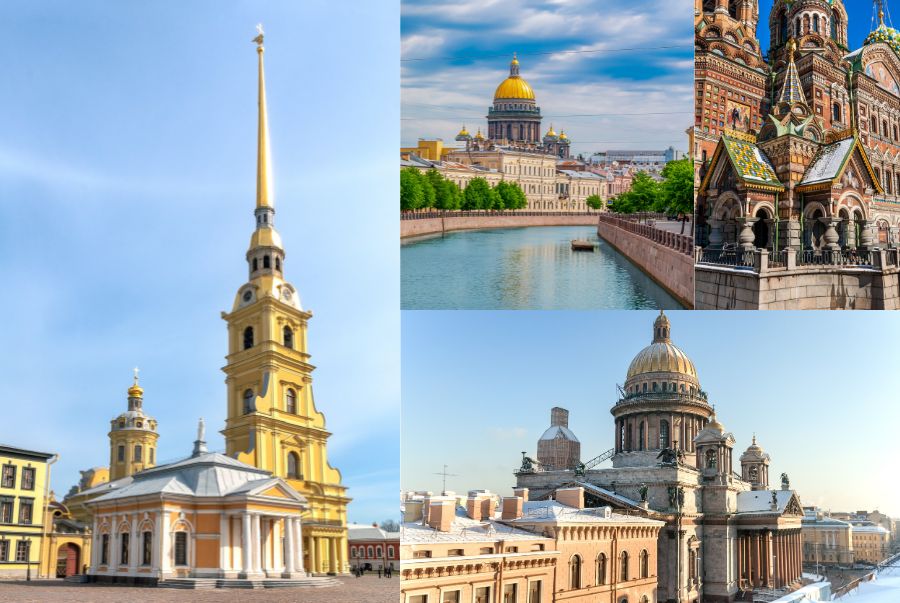 St. Petersburg được ví là Venice phương Bắc với hệ thông kênh ngòi dày đặc